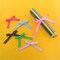 QingHan Grosgrain Ribbons for Crafts Gifts Wrapping 3/8" Boutique Polka Dot Fabric Ribbon 40yd (20 x 2yd)